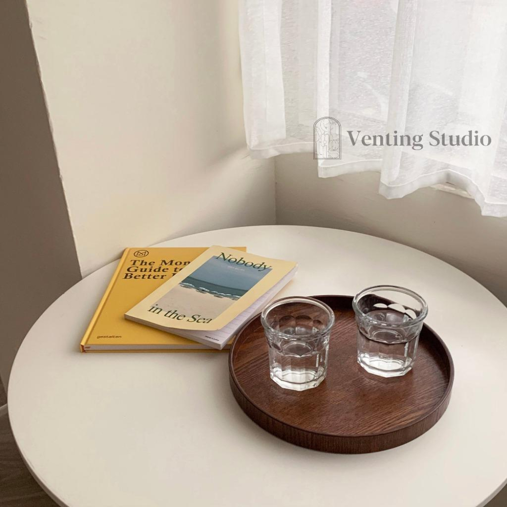 🌵 𝐕𝐞𝐧𝐭𝐢𝐧𝐠 𝐒𝐭𝐮𝐝𝐢𝐨 🌵  | 現貨 | 日系復古點心托盤 茶盤 餐盤 咖啡點心盤-細節圖2