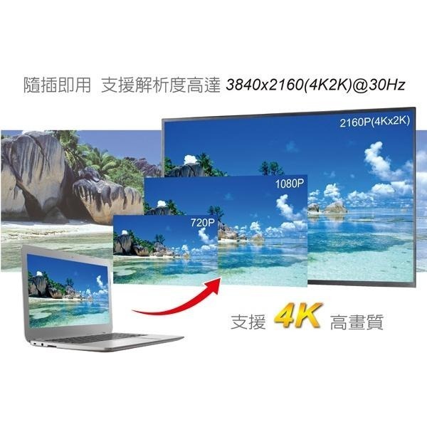 DigiFusion 伽利略 DP to HDMI 4K2K 30Hz  產品型號:DPTHD3-細節圖3