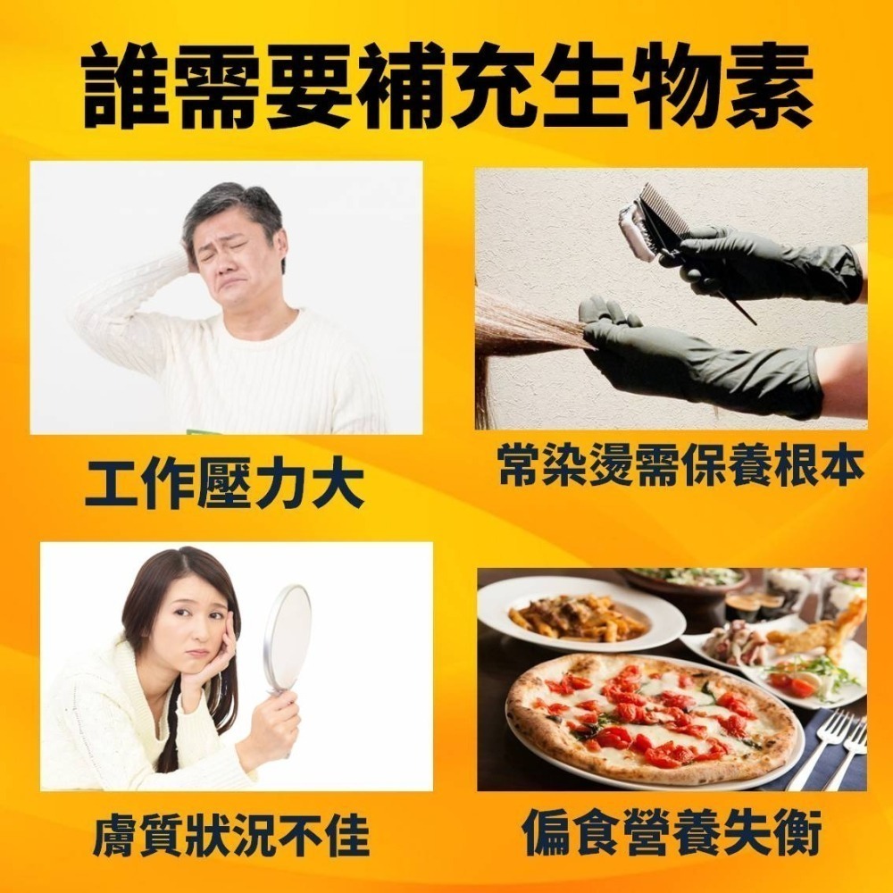 【YT-Vita永騰生技】生物素Biotin(60粒/瓶 維生素H/B7 5000mcg 養顏美容 茂密風采【神農嚴選】-細節圖2