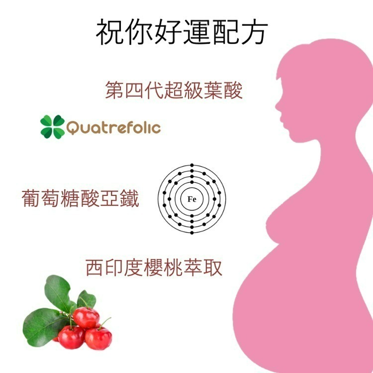 YT-Vita 葉酸+鐵膠囊(30粒)-細節圖2