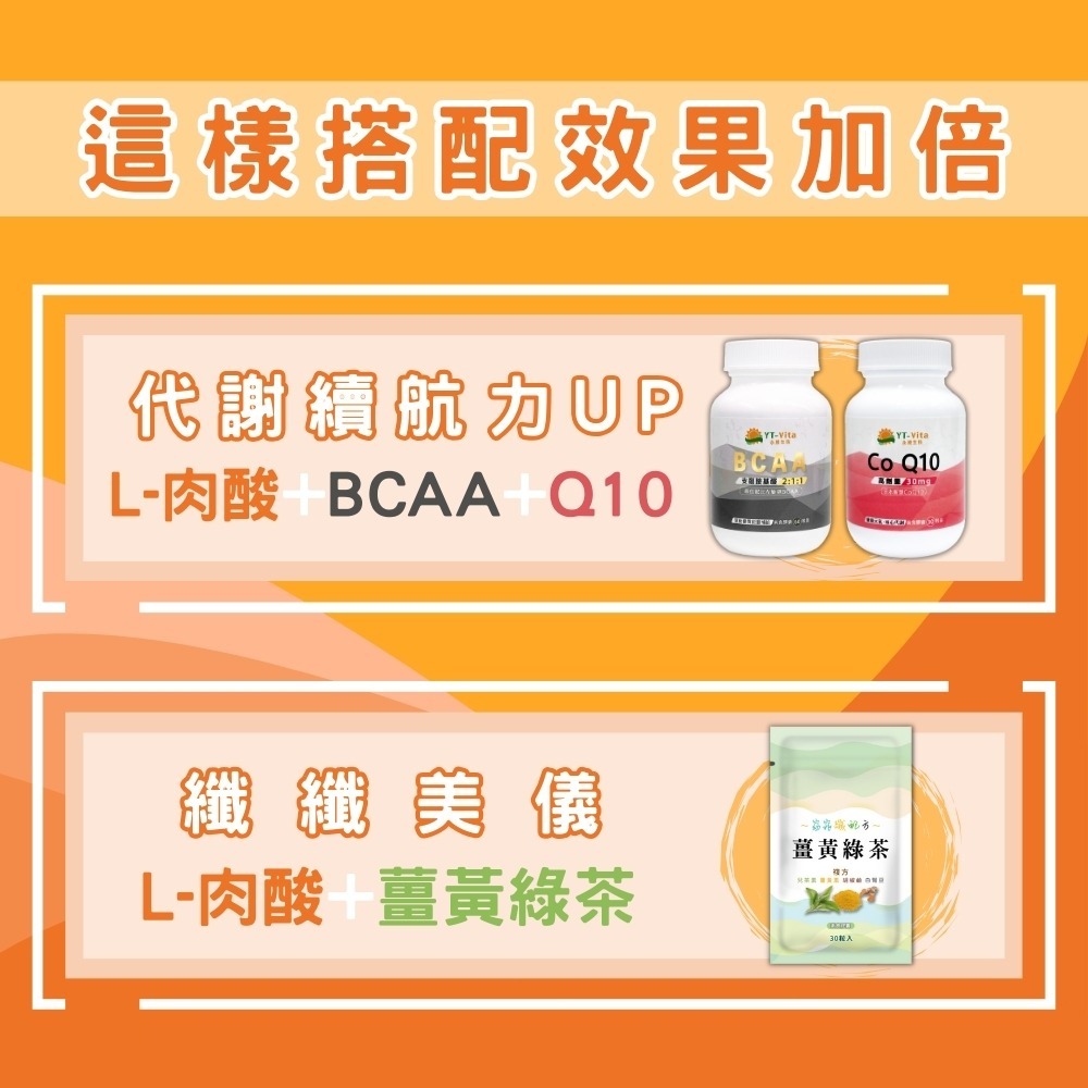 【YT-Vita】L-肉鹼 (60粒/瓶) 肉酸 卡尼丁 L-carnitine 左旋肉鹼 左旋肉酸 現貨-細節圖6