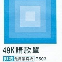 【含稅附發票】美加美 B503 48K請款單 (規格同 CHA SHIN 加新 2059 標準請款單)-細節圖2