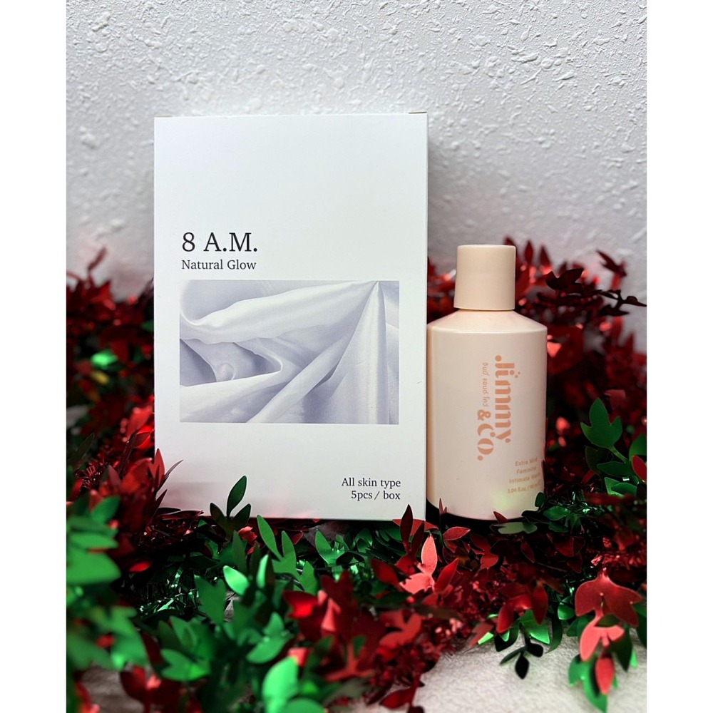 8 a.m.積雪草蝸牛修復保濕面膜5入+ Jimmy&Co緁洣私密潔膚精萃90ml  聯名禮盒-細節圖4