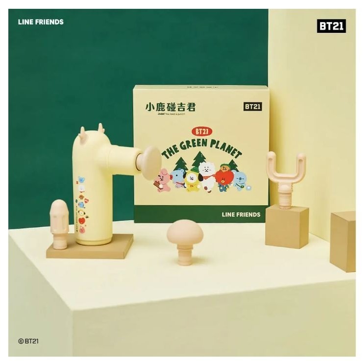 【iNO】JODO!聯名USB充電按摩筋膜槍 BT21-規格圖3