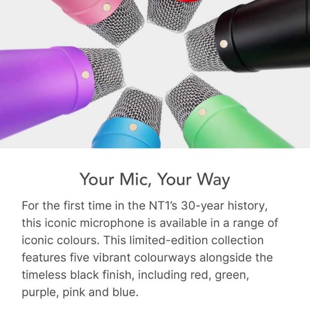 【RODE】NT1 Signature RDNT1SIGNATURE (正成公司貨)-細節圖5