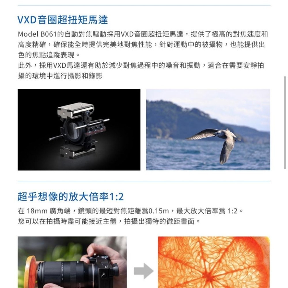【TAMRON】18-300mm F/3.5-6.3 Di III-A VC VXD SonyE接環 B06(公司貨)-細節圖4