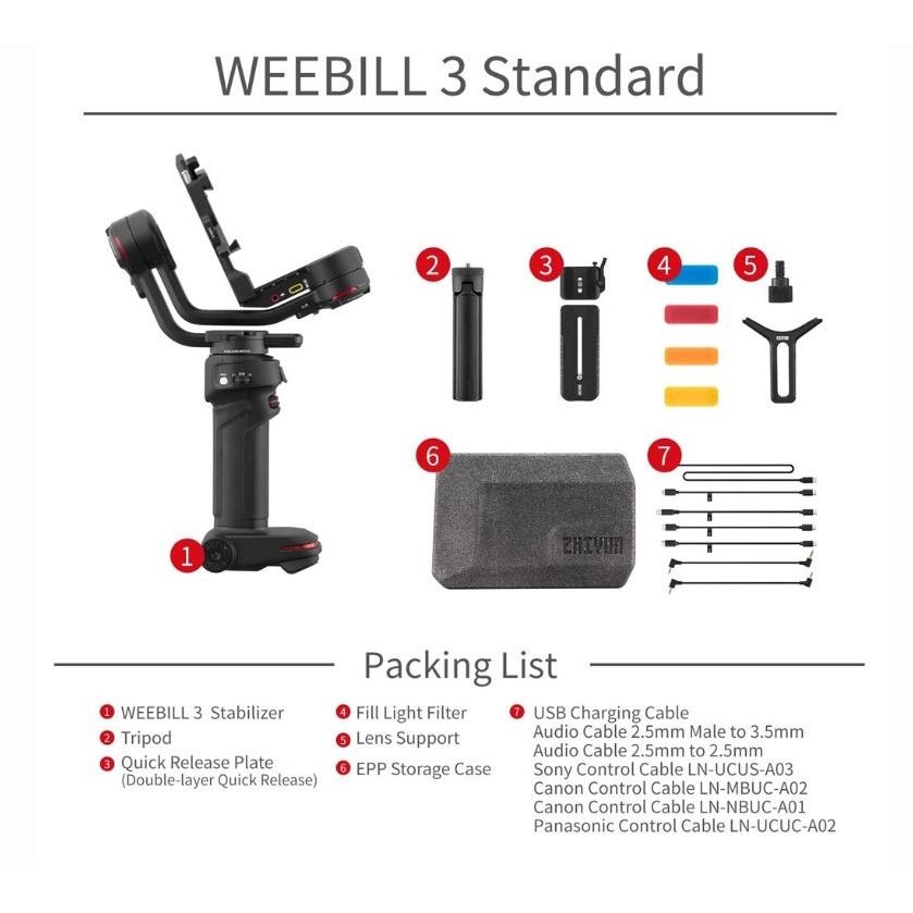 【ZHIYUN】智雲 WEEBILL3 三軸穩定器 標準組 (公司貨)-細節圖9