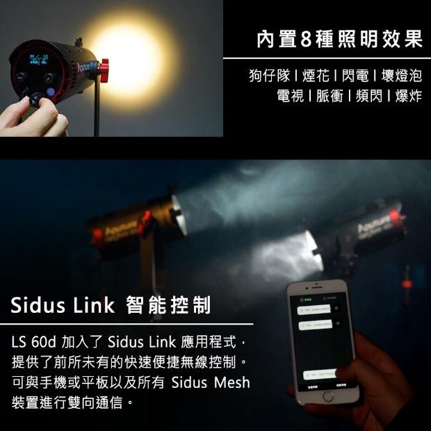 【Aputure】愛圖仕 LS 60D 聚光燈 (公司貨)-細節圖6