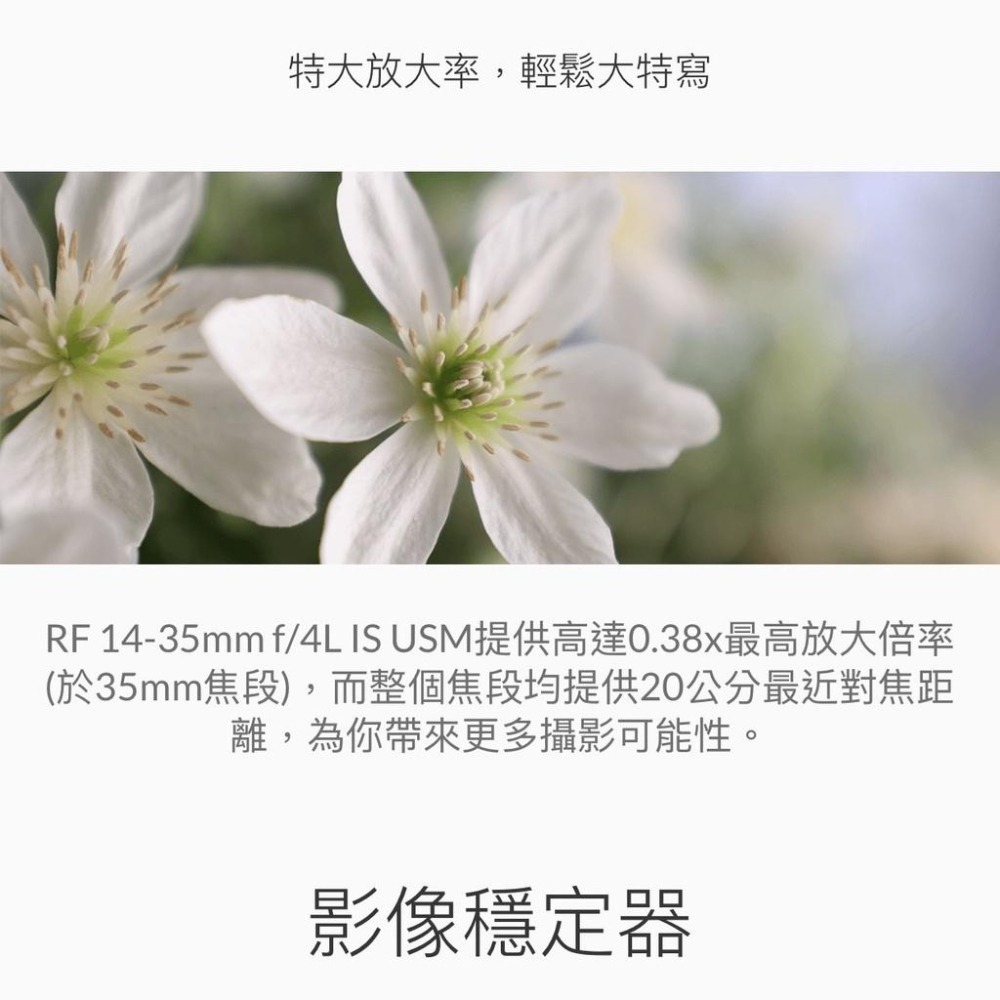 【Canon】RF 14-35mm f/4L IS USM 年度必敗超廣角鏡頭 (公司貨)-細節圖5