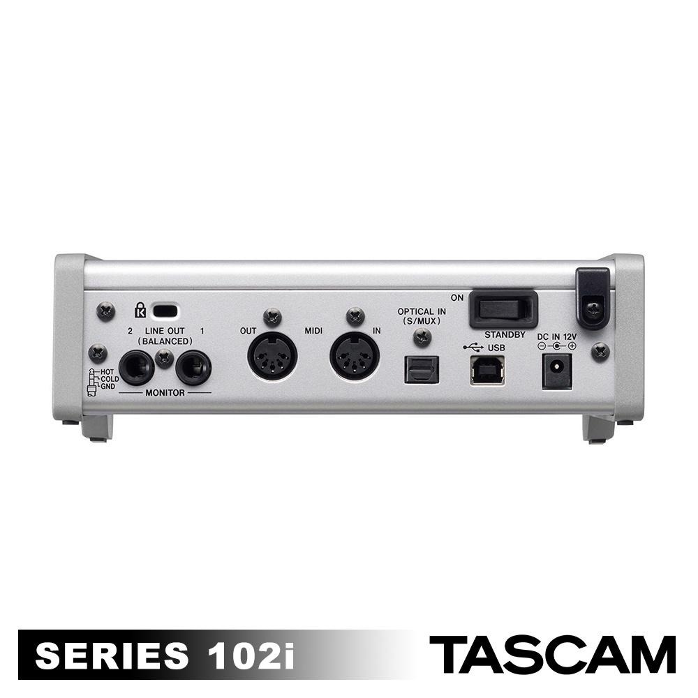 【TASCAM】SERIES 102I 錄音介面10 IN/2 OUT USB Audio / MIDI (公司貨)-細節圖2