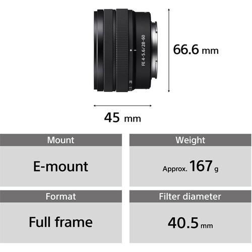 【SONY】SEL2860 FE 28-60 mm F4-5.6 OSS 標準變焦鏡 (公司貨)-細節圖2