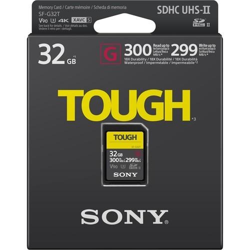 【SONY】SF-G32T SDXC U3 32GB 超高速防水記憶卡 (公司貨)-細節圖2