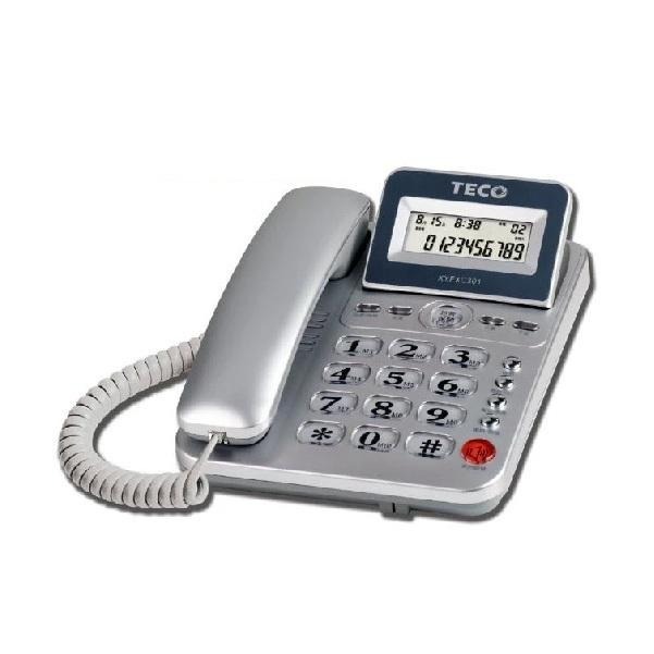 【台灣現貨/當天出貨】 TECO東元  XYFXC301 有線來電顯示話機 可調角度-細節圖2