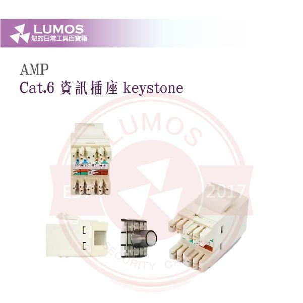 【台灣現貨｜當天出貨】AMP Cat.6 Keystone 資訊插座｜RJ45 8芯模組頭-細節圖5
