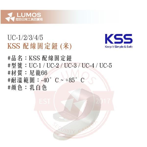 【台灣現貨｜當天出貨】KSS UC-1/2/3/4/5 配線固定鈕｜2分-6分 尼龍扣環 100入-細節圖4