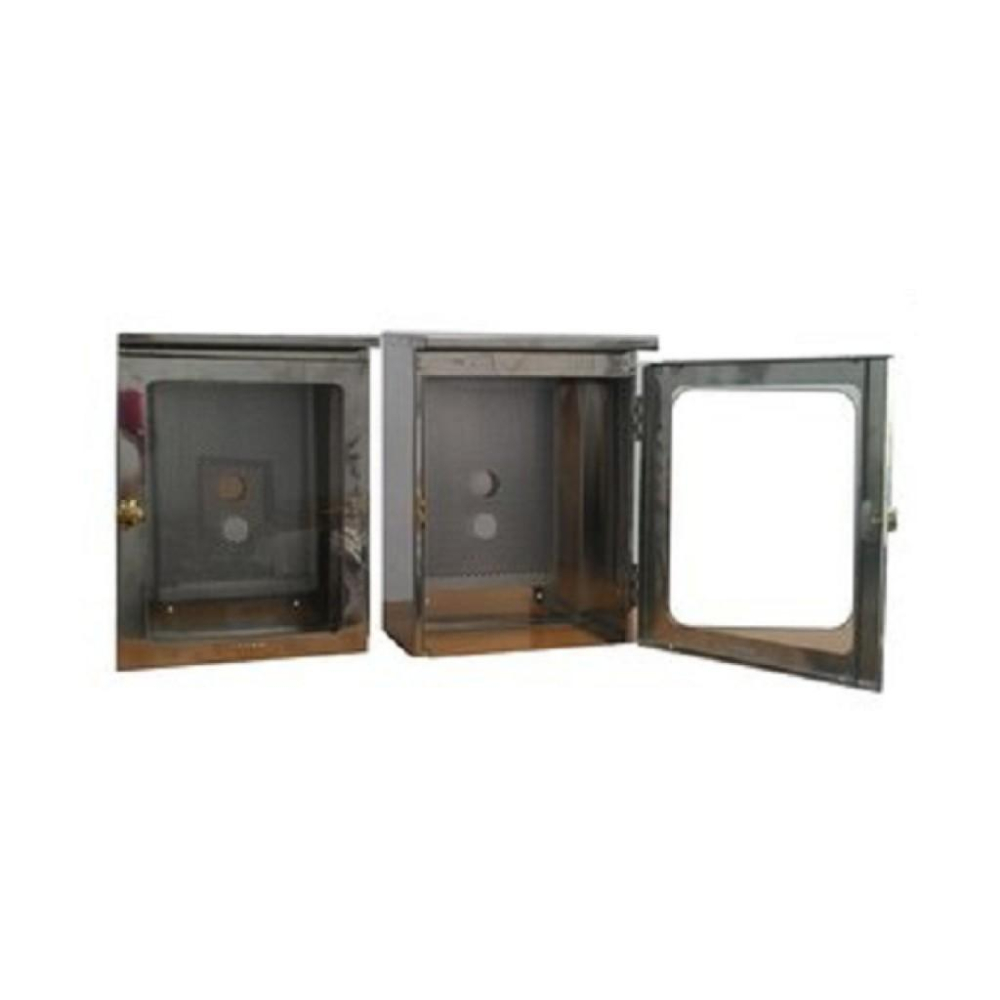 【台灣現貨｜當天出貨】LU2600S 信箱型不銹鋼雨遮｜左開門 鍍鋅鋼板遮罩-細節圖2