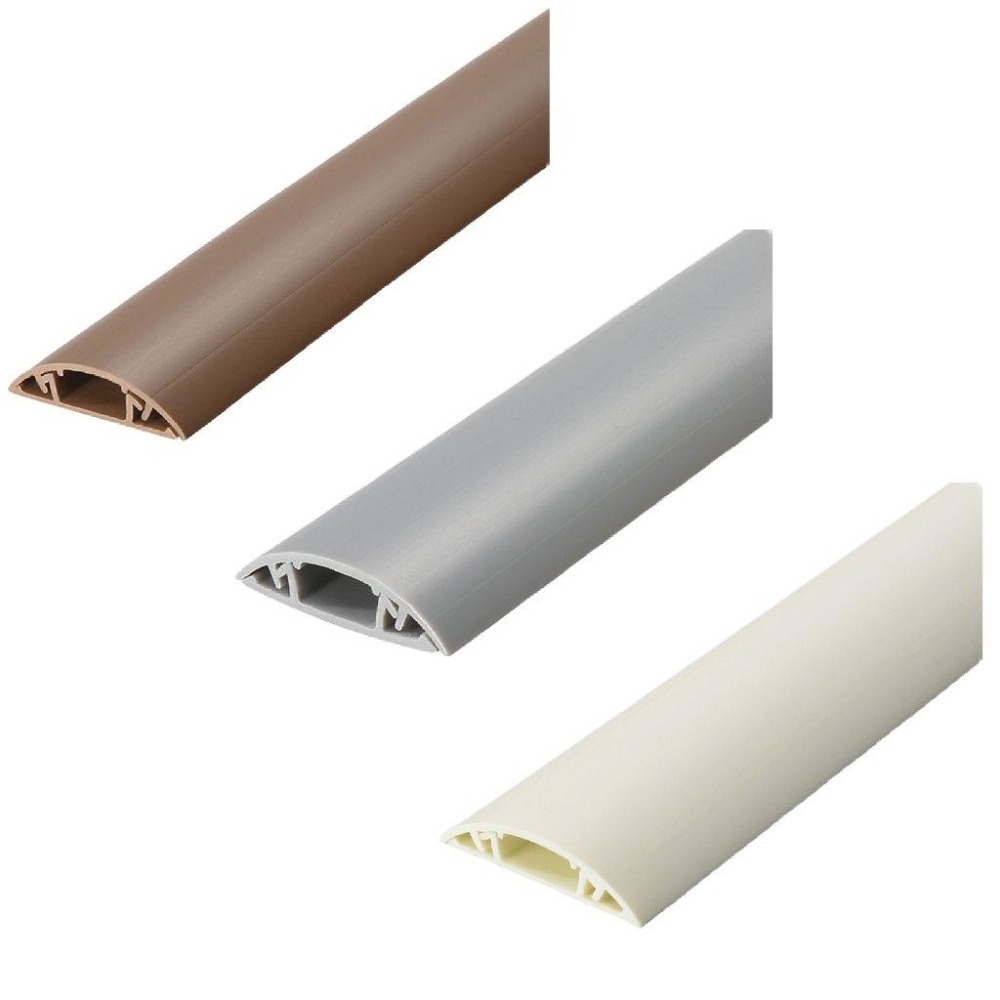 【台灣出貨/當天出貨】KSS凱士士 塑膠弧形地板壓條 圓形地板配線槽 RD-30/40/50/60/70/90/120-細節圖2