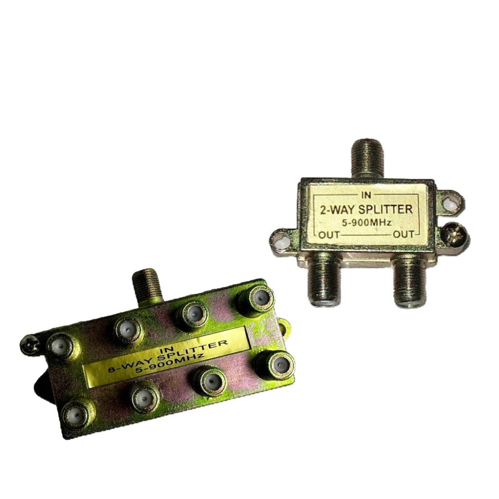 【台灣現貨/當天出貨】有線電視用 分配器 一入二出 一入八出 電視轉接頭 鋅殼-細節圖2