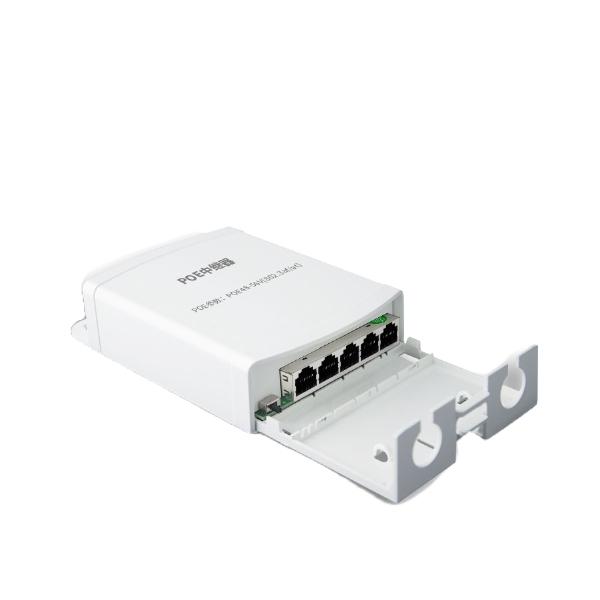 【台灣現貨/當天出貨】防水型POE中繼延長器  一進四出 PoE網路供電中繼器-細節圖2