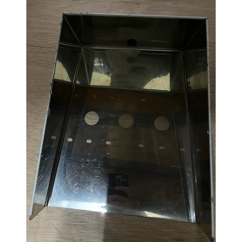 【台灣現貨/當天出貨】不鏽鋼防水罩(大) 畚斗型雨遮 門口機/門鈴/門禁感應主機防水罩 畚戽型 不鏽鋼防水雨罩 內有尺寸-細節圖4