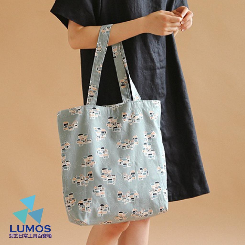 「台灣現貨/當天出貨」 韓國手作提袋 reversible bag -the warm scent 雙面手提袋-細節圖4