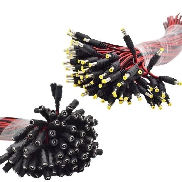 【台灣現貨｜當天出貨】  DC 公母頭電源線 5.5×2.1mm｜監視器施工用｜10 條/包-細節圖2