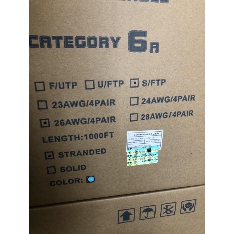 多芯 CAT.6A S/FTP 個別鋁箔+銅網/箱裝305M-細節圖2