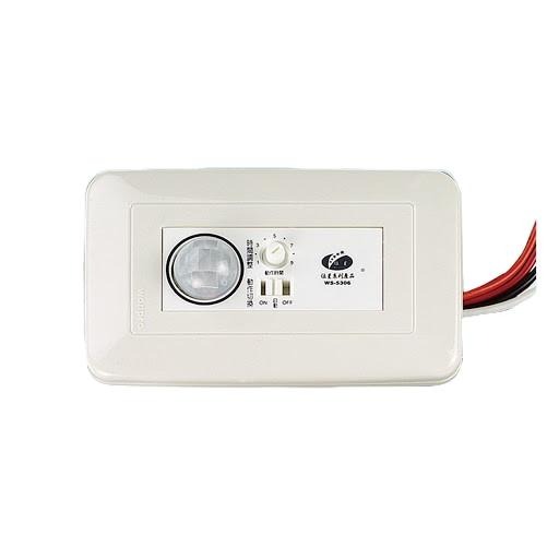 【台灣現貨】WS-5306 一連四線式埋入型 / 紅外線自動感應器-細節圖2