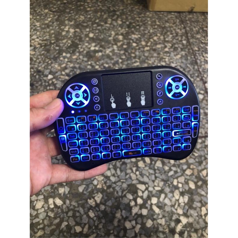 【現貨免運】背光 掌上注音鍵盤滑鼠 繁體注音輸入 鍵盤滑鼠組 掌上無線鍵盤-細節圖9