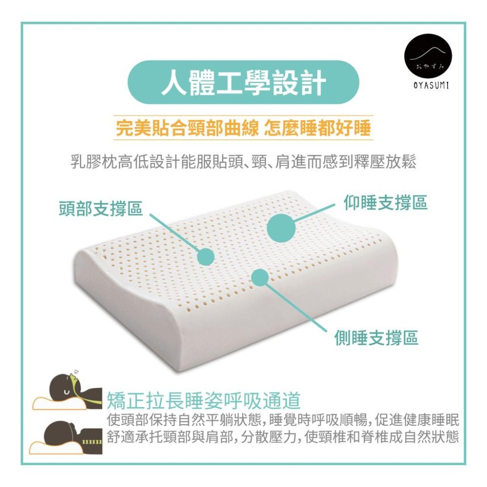 【現貨/當天出貨】 斯里蘭卡頂級乳膠枕 記憶枕 人體工學枕頭 防蹣枕頭 透氣枕頭 枕頭 止鼾枕頭 乳膠枕-細節圖5