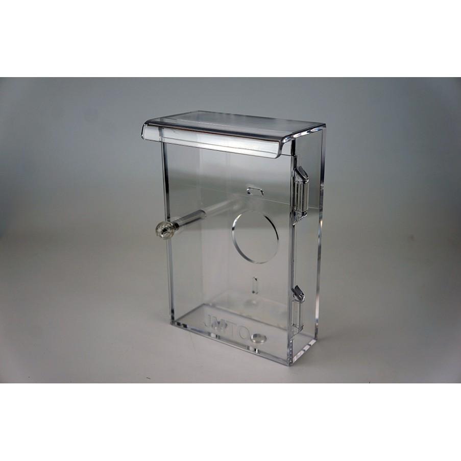 【台灣現貨/當天出貨】雨遮 PC材質門鈴盒/對講機盒 門口機雨遮 透明盒 壓克力盒 防雨罩 防水箱 保護盒開關盒門鈴電-細節圖2