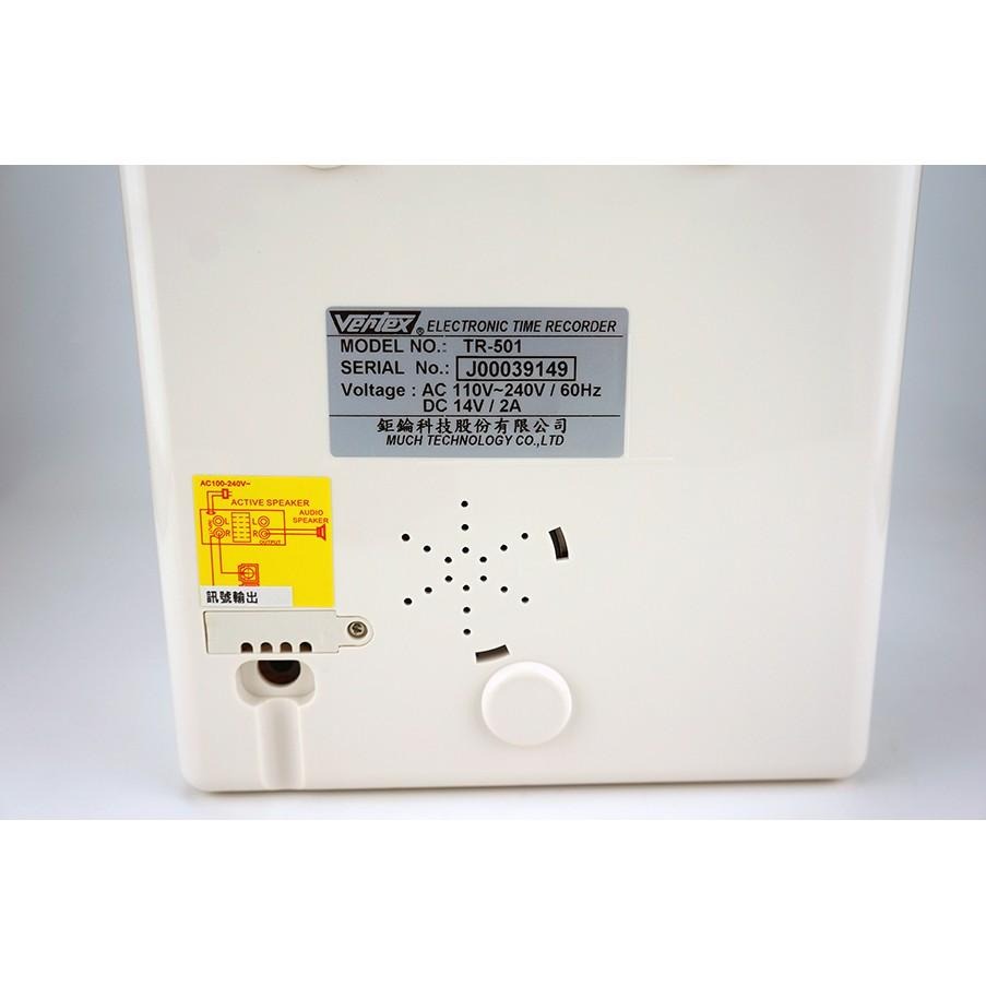 【台灣現貨｜當天出貨】世尚TR-301/TR-501 打卡鐘｜六欄位指針型 雙色列印 音樂響鈴 公司工廠出勤用-細節圖8