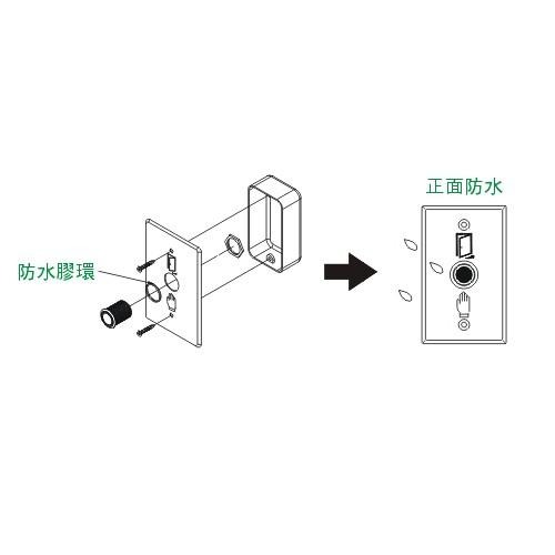 【台灣現貨/當天出貨】SI-65 紅外線式(非接觸)防水外出按鈕 含面板 門禁按鈕-細節圖7