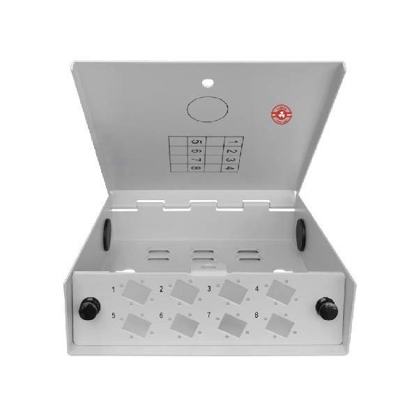 【台灣現貨｜當天出貨】  光纖收容箱 8C｜鐵質 壁掛/桌上兩用｜光纖終端盒-細節圖2