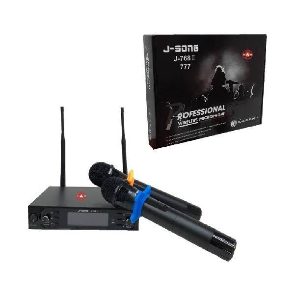 【台灣現貨｜當天出貨】J-SONG UHF 雙手握無線麥克風｜J-768II｜雙頻道｜UHF 雙頻道-細節圖2