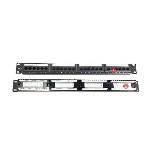 【台灣現貨｜當天出貨】CAT.6 24埠 快接式 Patch Panel｜免打端 網路配線架｜UL認證 1U機櫃適用-細節圖2