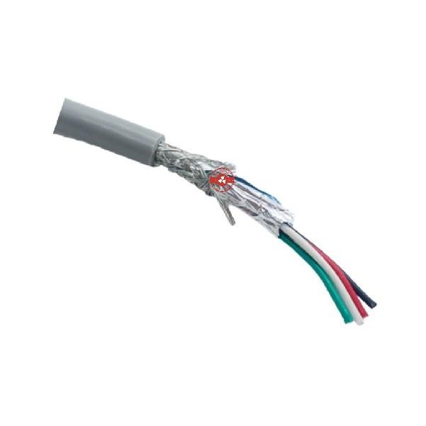 【台灣現貨｜當天出貨】UL2464 雙隔離線 24AWG×12C｜鋁箔＋編織網｜100M 丸裝-細節圖2