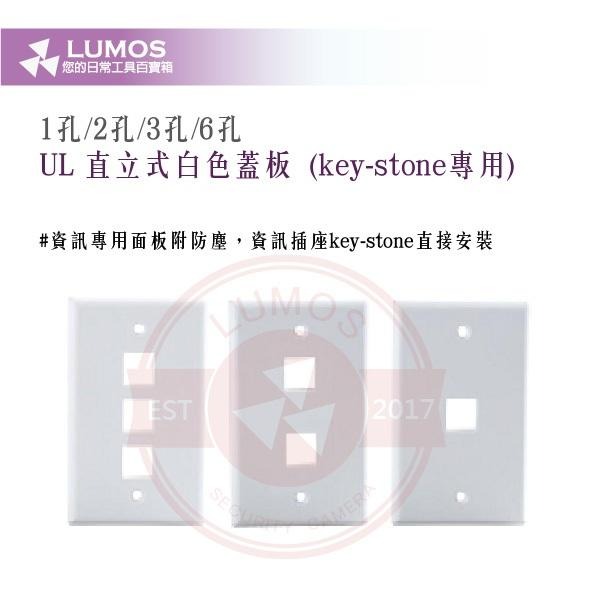 【台灣現貨/當天出貨】KEYSTONE蓋板 美規 一孔/兩孔/三孔/六孔 UL規格 CAT.5e CAT.6資訊面板-細節圖3