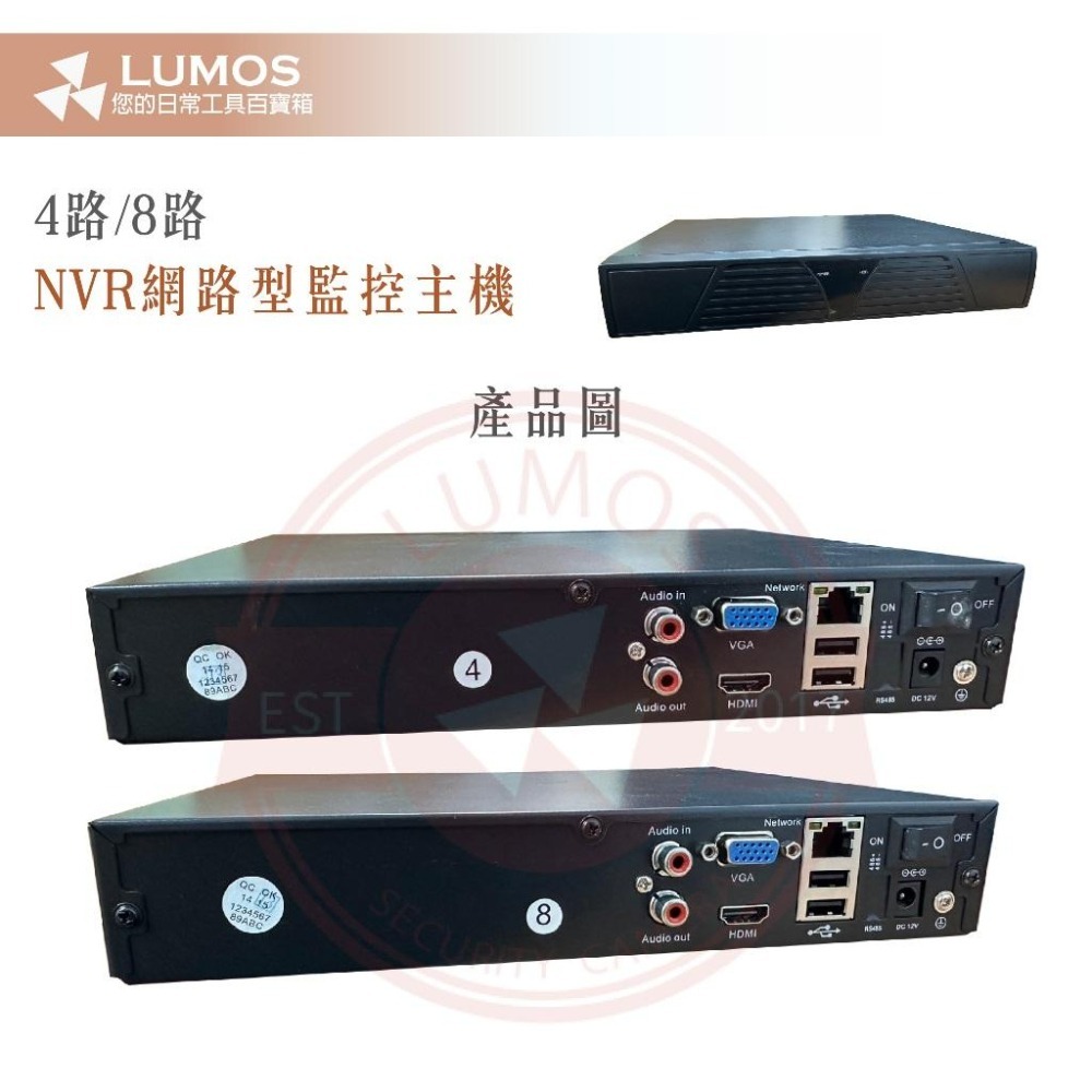 【台灣現貨/當天出貨】網路型錄放影機 NVR 4路 監控主機-細節圖4