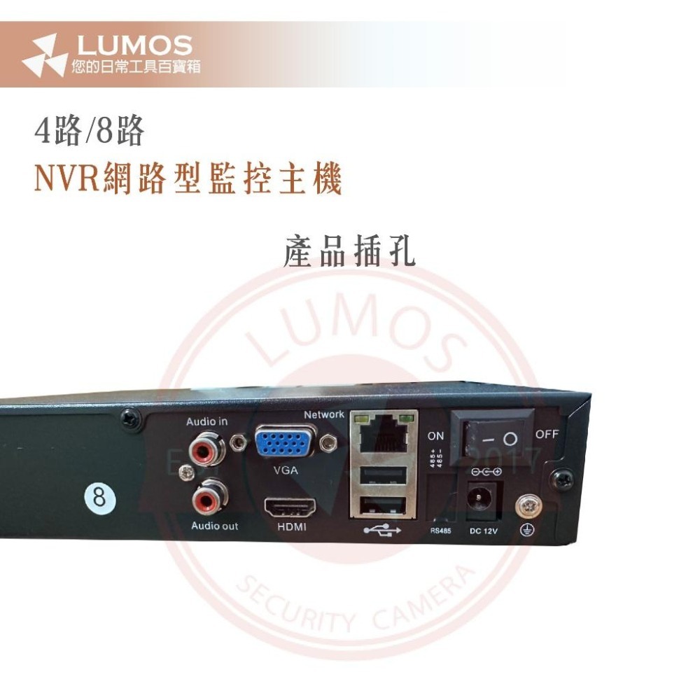 【台灣現貨/當天出貨】網路型錄放影機 NVR 4路 監控主機-細節圖7