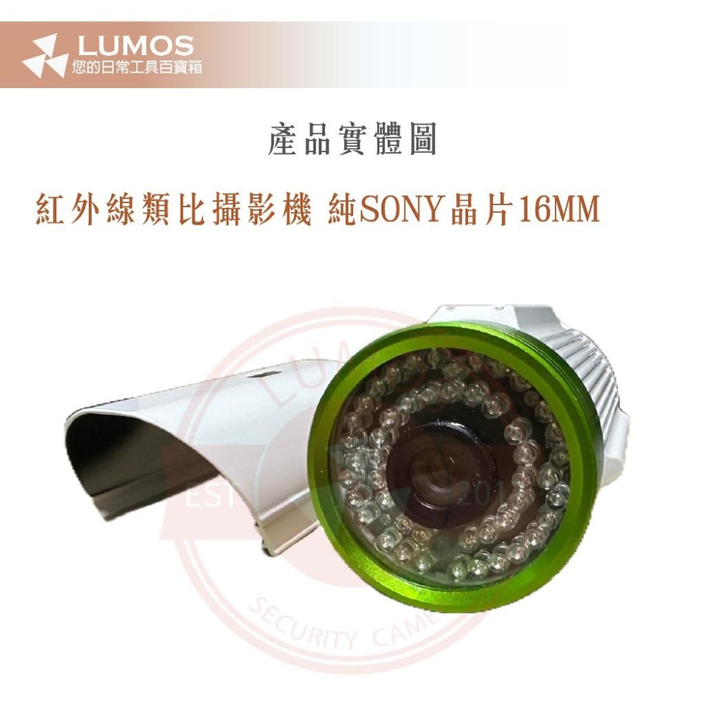 【台灣現貨/當天出貨】彩色槍型攝影機 720TVL 16mm 槍型彩色監視器鏡頭 攝影機-細節圖4