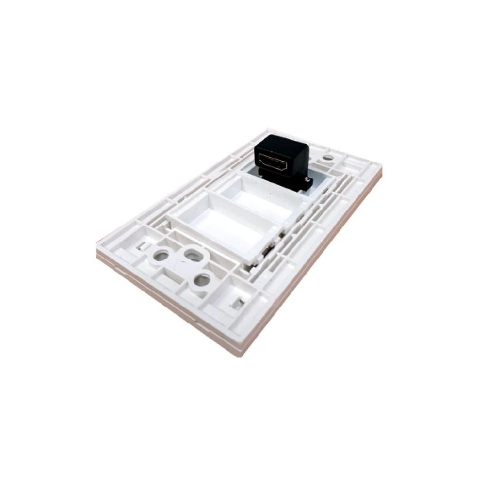 【台灣現貨/當天出貨】HDMI 雙母頭 L型壁座 含面板-細節圖9