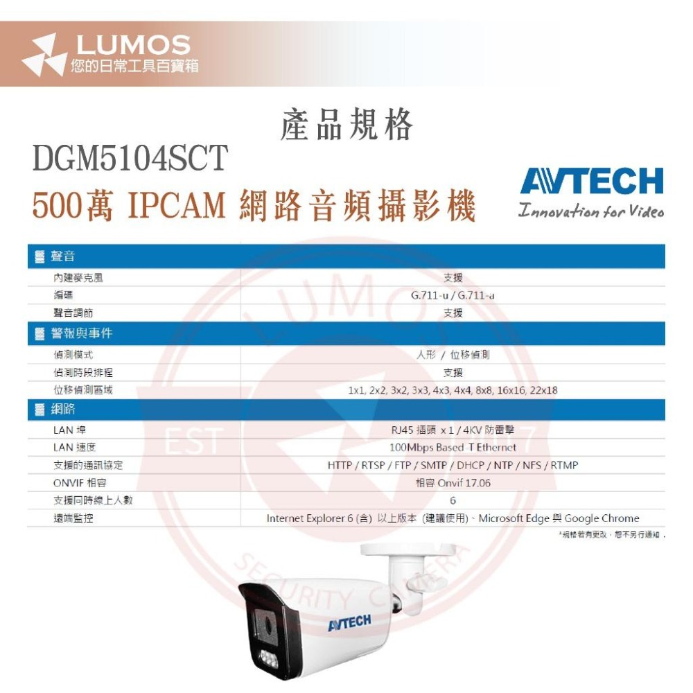 【台灣現貨｜當天出貨】陞泰 DGM5104SCHT 500萬 PoE 網路攝影機｜AI人形偵測 內建麥克風-細節圖6