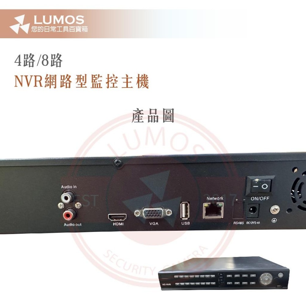 【台灣現貨/當天出貨】網路型錄放影機 NVR 4路/8路-細節圖5