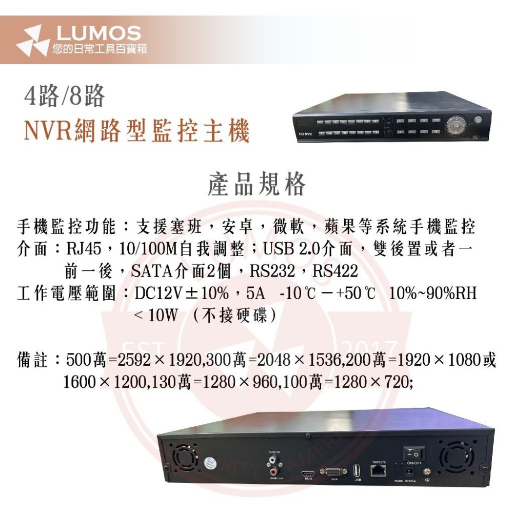 【台灣現貨/當天出貨】網路型錄放影機 NVR 4路/8路-細節圖8