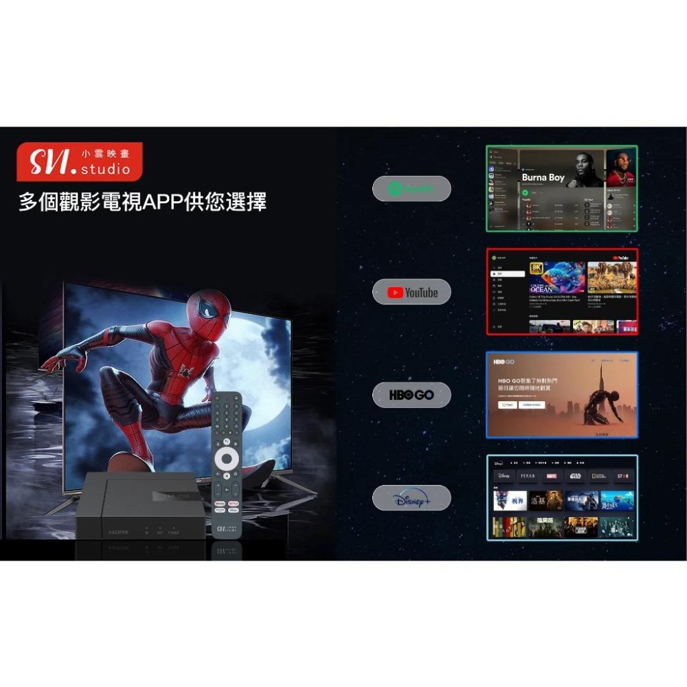 【台灣現貨/當天出貨/私訊優惠】雲電視盒9MAX獨家越獄純淨版 台灣代理公司貨 小雲 小雲電視 GOOGLE TV授權-細節圖8