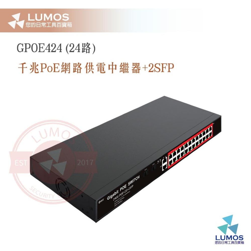 【台灣現貨/當天出貨】全千兆 24路 24口POE＋2網路＋2SFP光纖 POE Switch 供電交換機集線器 交換機-細節圖8