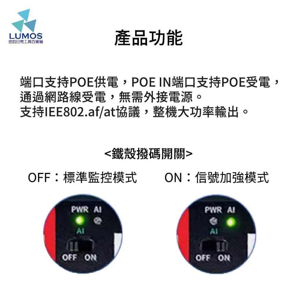 【台灣現貨/當天出貨】全千兆 4/8/16/24口＋2網路＋SFP光纖 POE Switch 供電交換機集線器 交換機-細節圖2