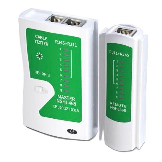 【台灣現貨/兩天到貨/送9V電池】網路測線器 網路尋線器 分離式網路線測試器 RJ11 RJ45 網路線測試儀-細節圖2