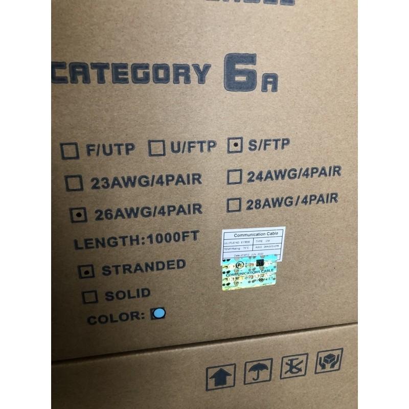 多芯 CAT.6A S/FTP 個別鋁箔+銅網/箱裝305M-細節圖2